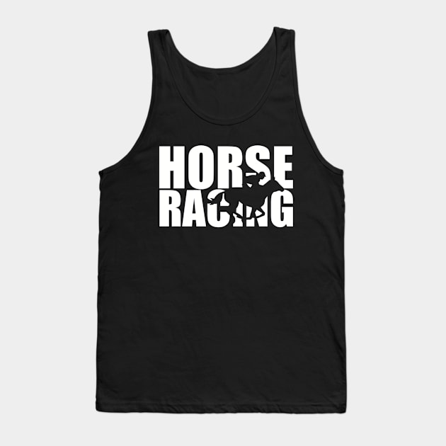 Horse Racing Tank Top by Designzz